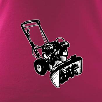 Sněhová fréza kresba