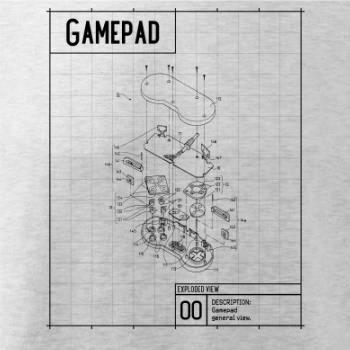 Nákres Gamepad rozobratý