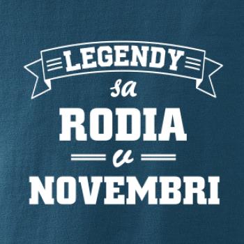 Legendy sa rodia v novembri