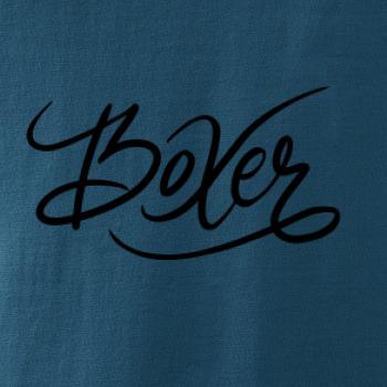 Boxer - nápis okrasný