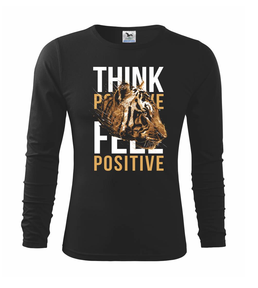 Tričká so zvieratami - Tiger think - Tričko detské Long Sleeve