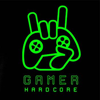 Hardcore gamer - ruka - zelená Hardcore gamer - ruka - zelená