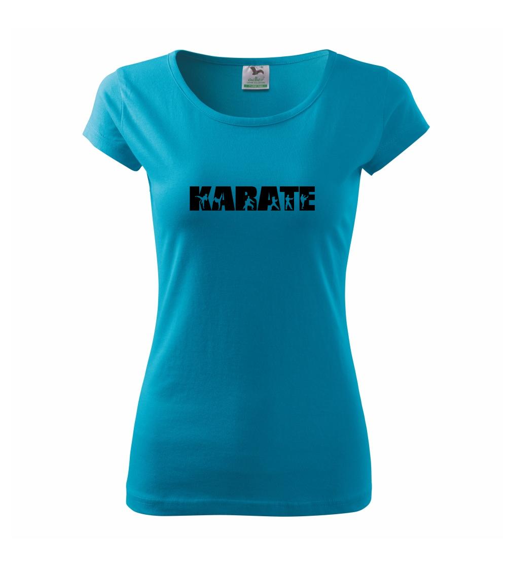Tričká Karate - Karate font - Dámske tričko Pure