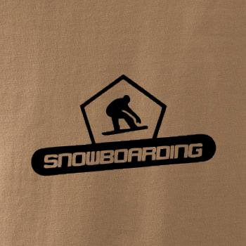 Snowboarding nápis logo Snowboarding nápis logo