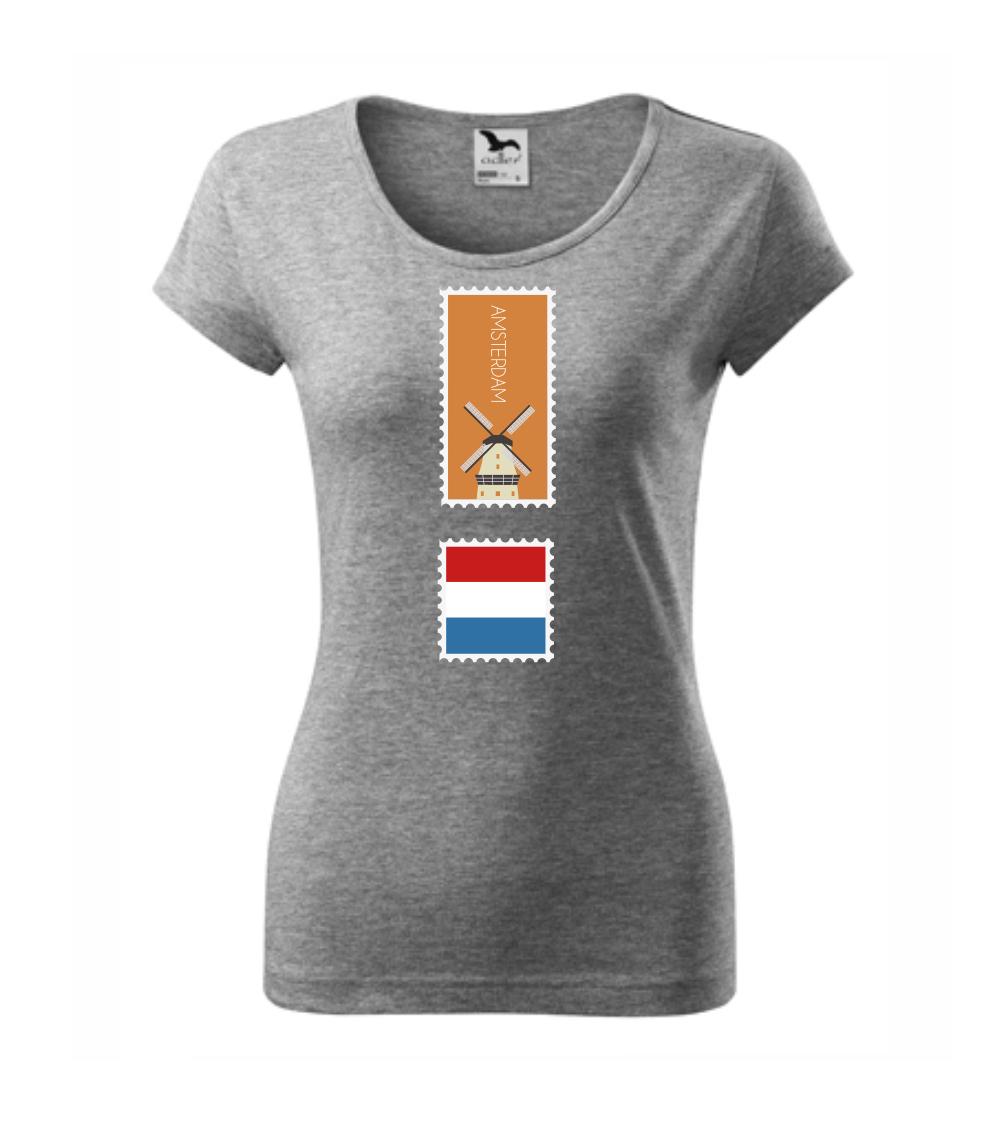 Amsterdam známka farebná