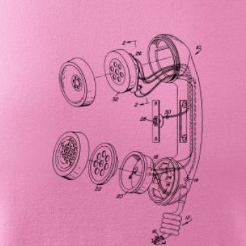 Nákres telefónne slúchadlo staré