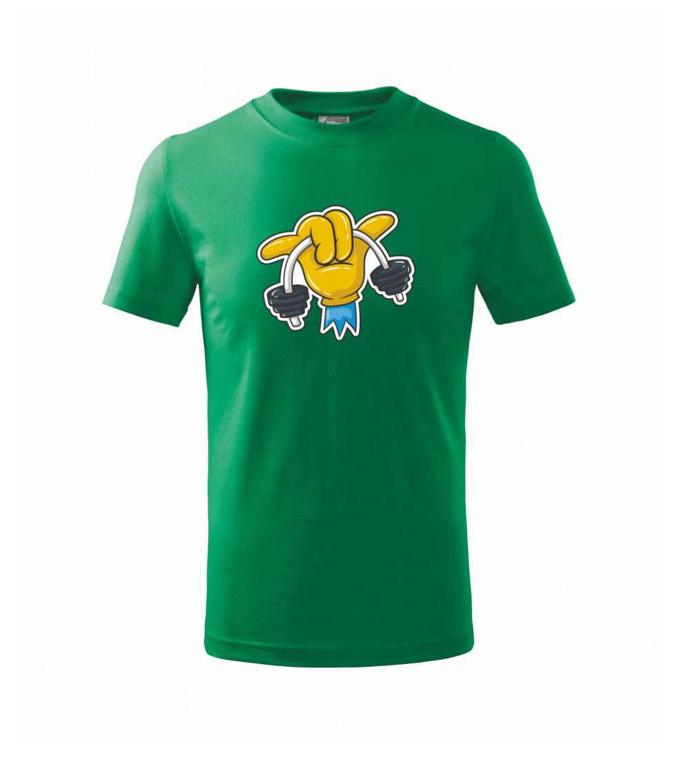 Comics ruka a činka