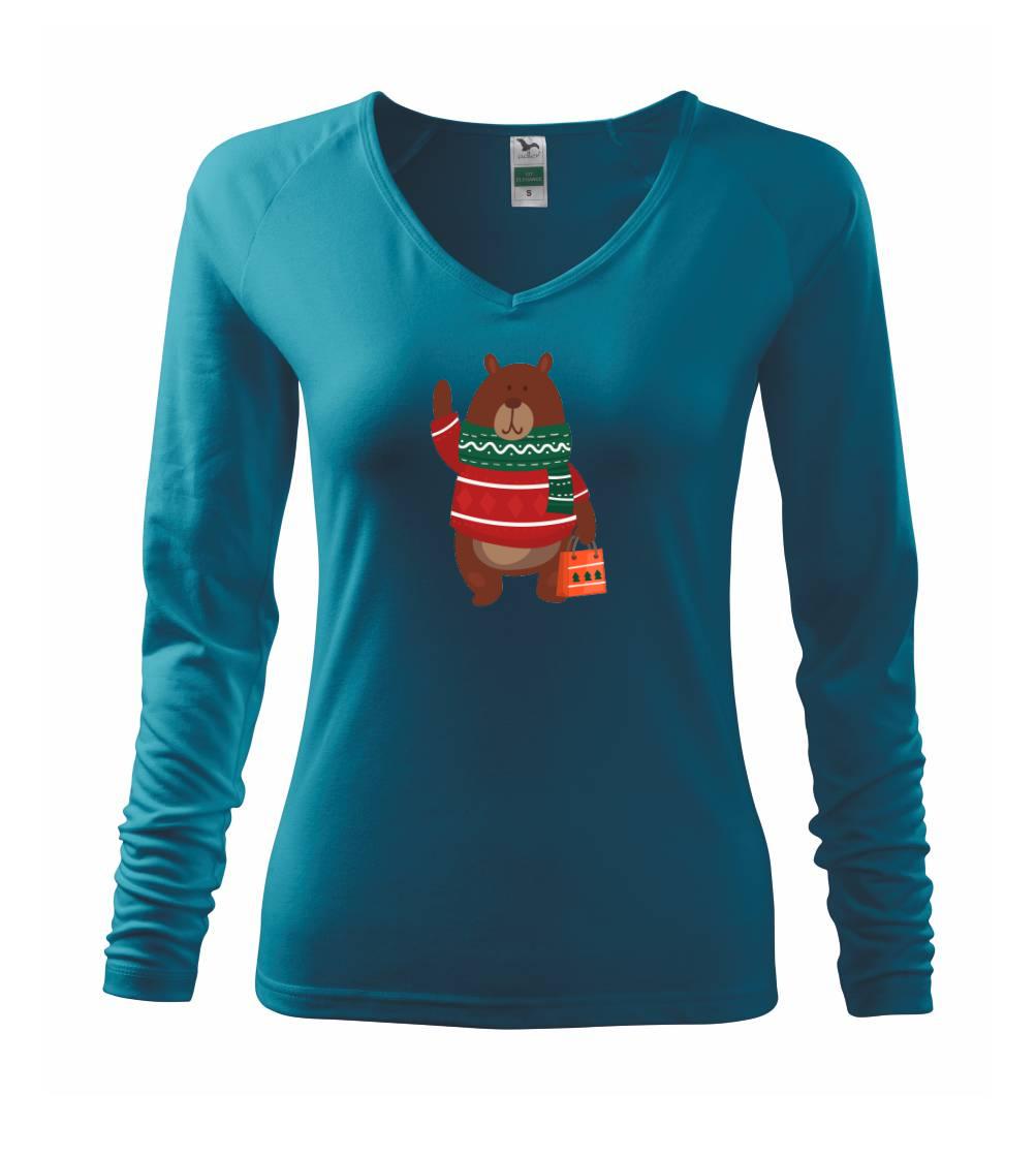 Medveď s darčekom Medveď s darčekom