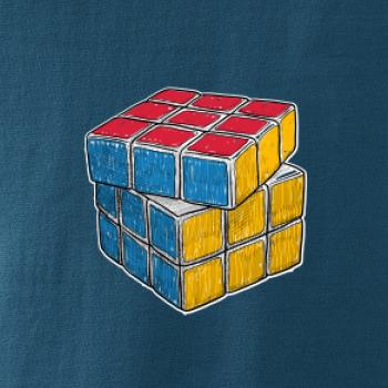 Rubikova kocka kreslená Rubikova kocka kreslená