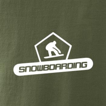 Snowboarding nápis logo Snowboarding nápis logo