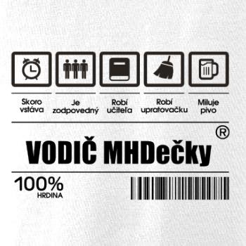 Čiarový kód - Vodič MHDečky / Vodička MHDečky