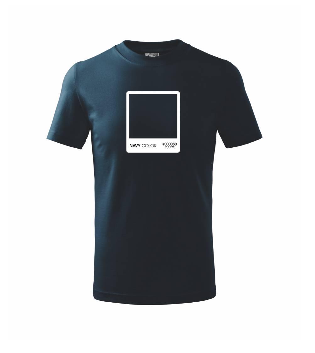 Tričká pre fotografov - RGB navy - Tričko detské bavlnené