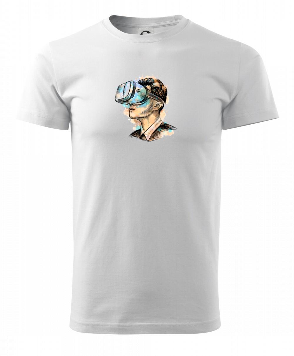 Tričká pre ajťákov - Retro virtuálna realita - Tričko extra veľké  (5-8XL)