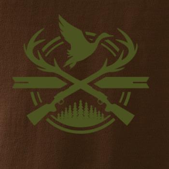 Lovec a kačice - zelený