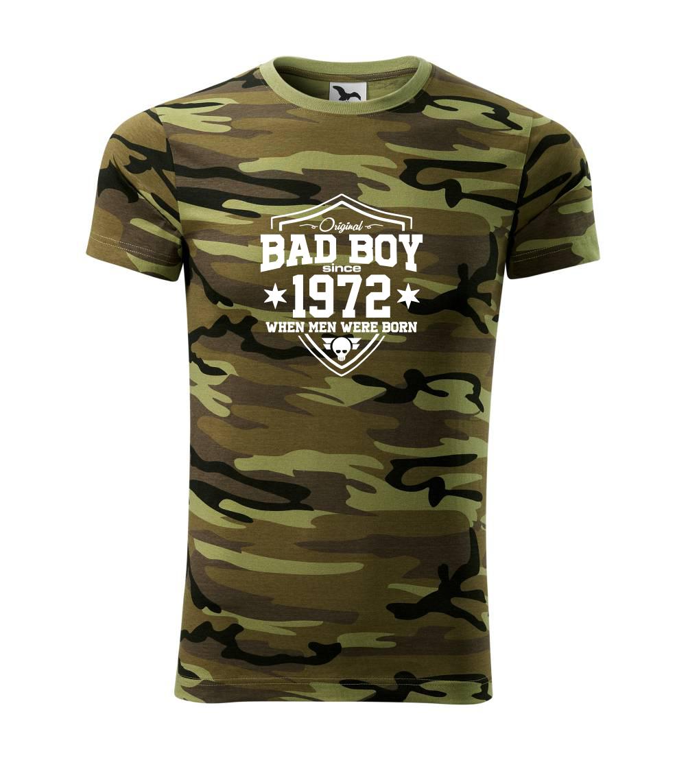Trička s ročníkom 1972 - Bad boy since 1972 - Army CAMOUFLAGE