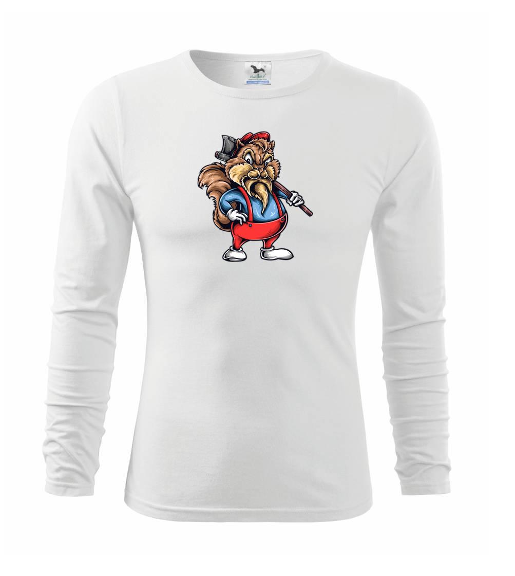 Tričká pre poľovníkov a drevorubačov - Drsný drevorubač - Tričko detské Long Sleeve