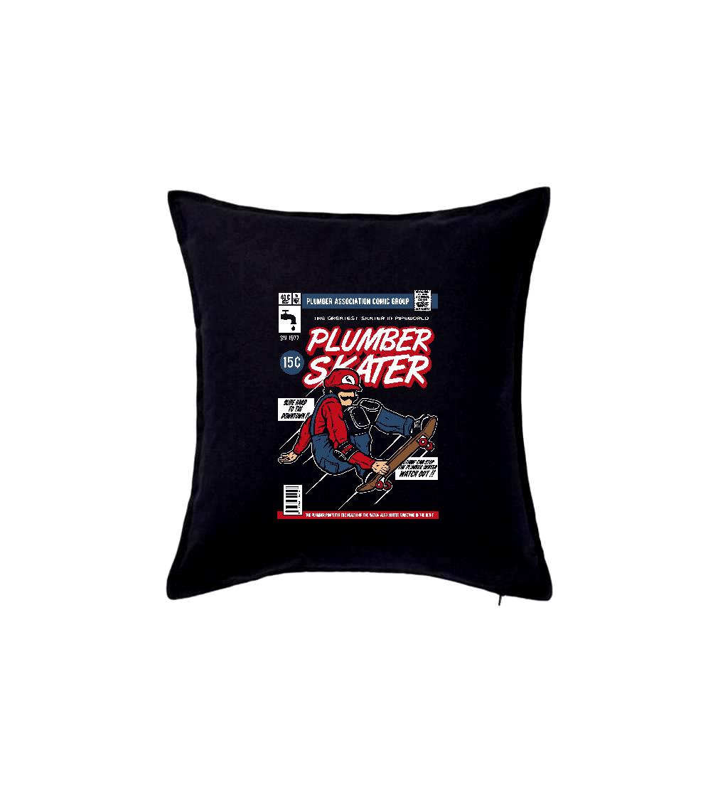 Vtipné tričká do práce - Plumber Skater - Vankúš 50x50