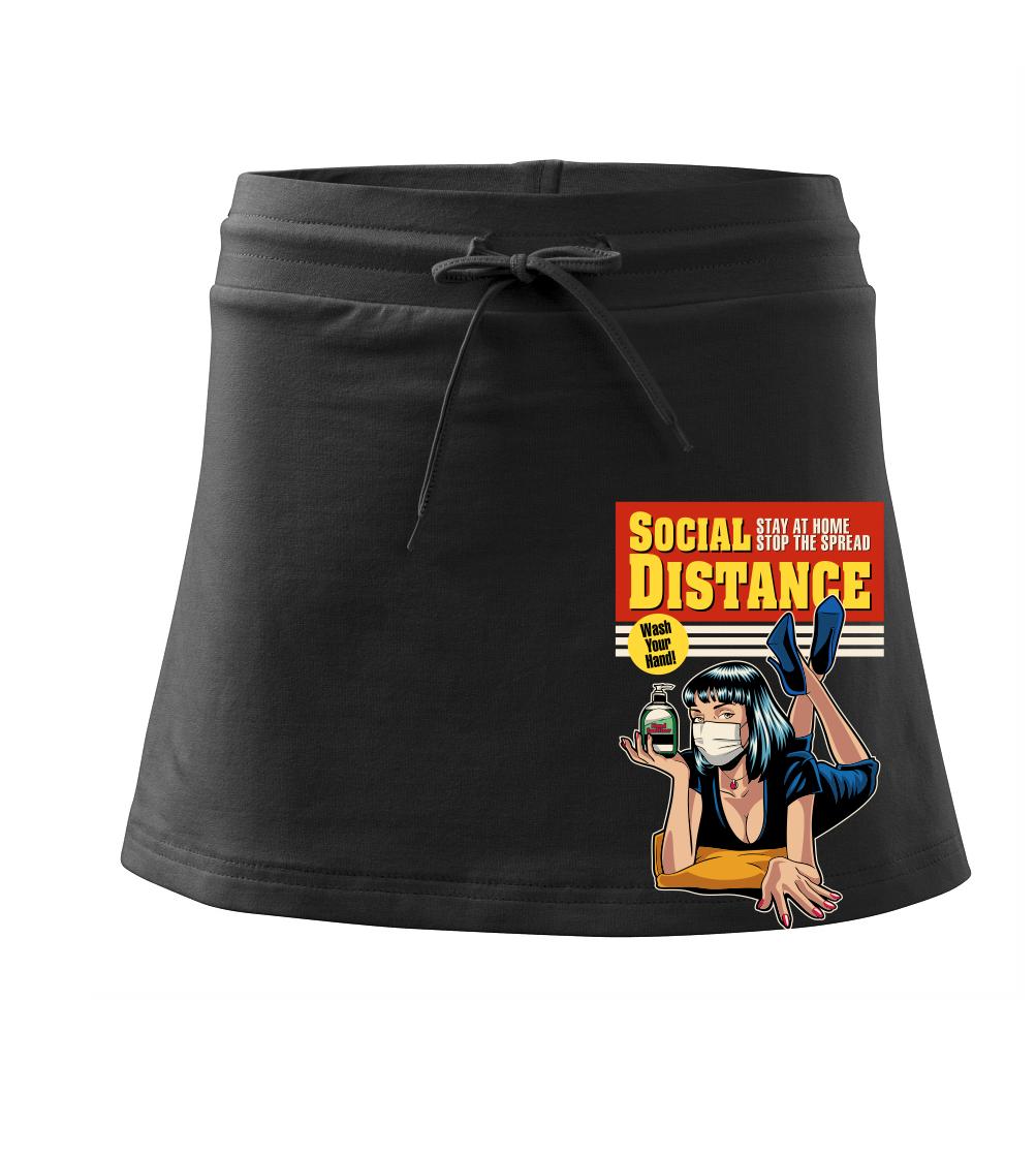 Corona social distance plagát Corona social distance plagát