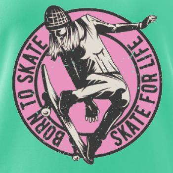 Skate girl pink