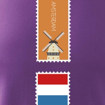 Amsterdam známka farebná