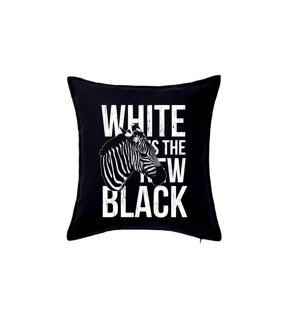 Tričká so zvieratami - Zebra bw - Vankúš 50x50