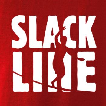 Slackline nápis
