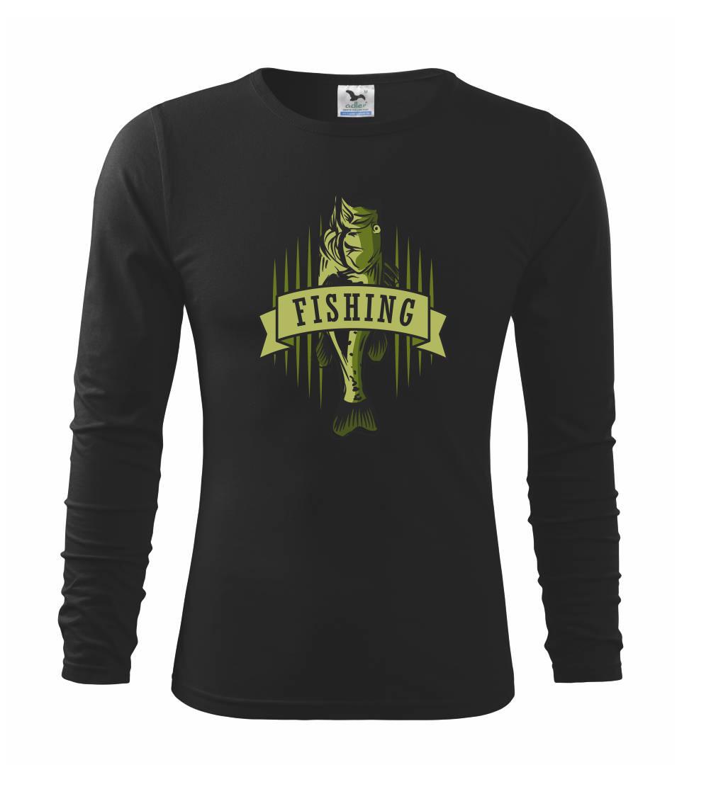 Tričká pre rybárov s potlačou - Fishing na výšku - Tričko detské Long Sleeve