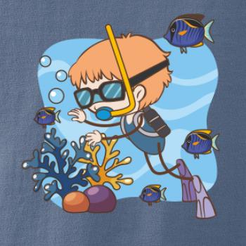 Potápač chlapec Potápač chlapec