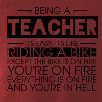 Being a teacher - bike