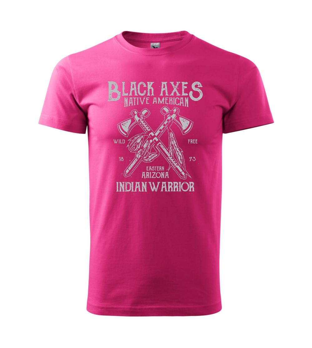 Grafické tričká - Black Axes - Klasické pánske tričko vyššej gramáže