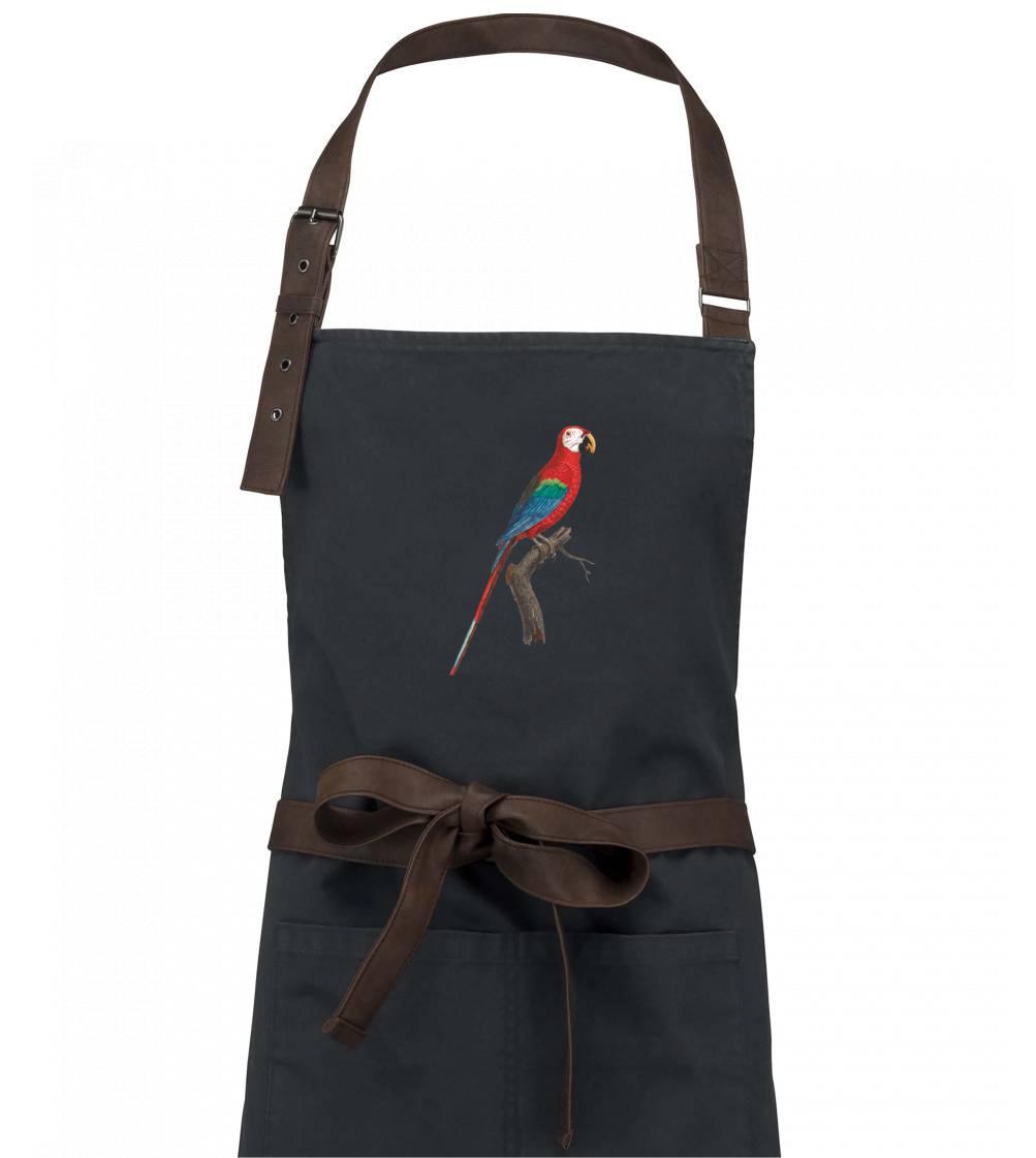 Papagáj červený na vetve Papagáj červený na vetve