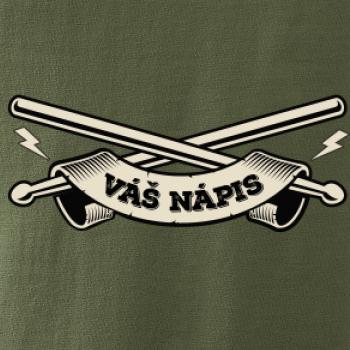 Rock paličky vlastní nápis