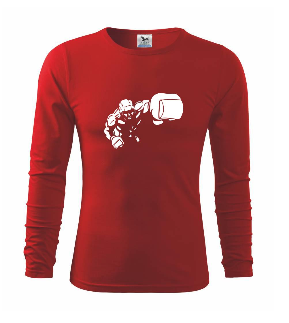 Tričká na box - Boxer obrys - Tričko detské Long Sleeve