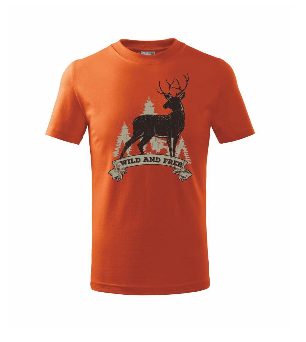 Tričká so zvieratami - Deer rib - Tričko detské bavlnené