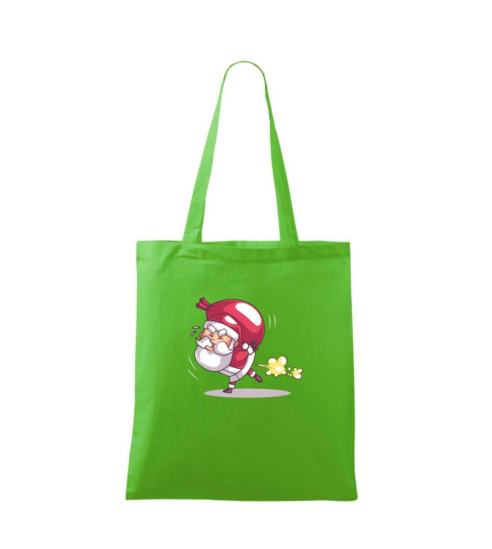 Santa nesie ťažký náklad