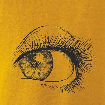 Obrie oko čiernobiele