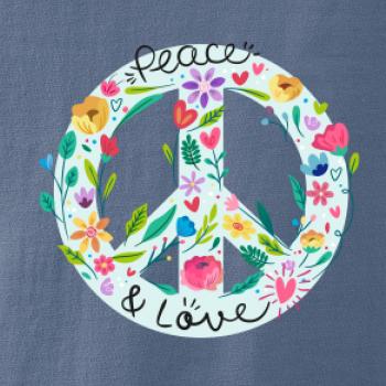 Peace and love symbol