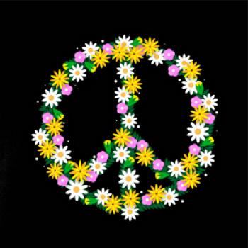 Peace symbol margaréty