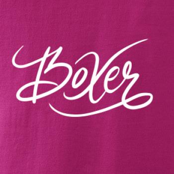 Boxer - nápis okrasný