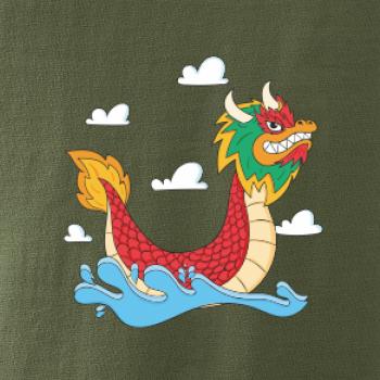 Dračia loď kreslená