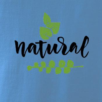 Natural - nápis v listoch