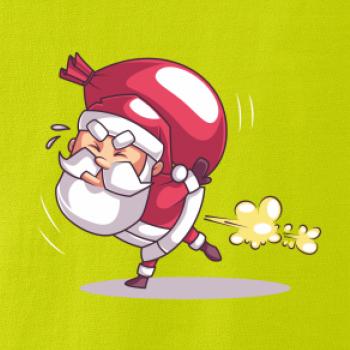 Santa nesie ťažký náklad