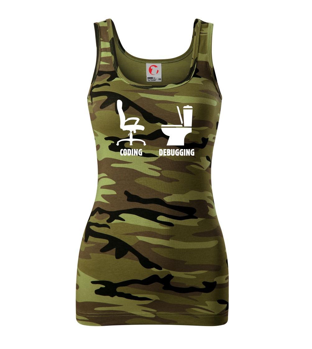 Tričká pre ajťákov - Coding debugging - Maskáčové tielko