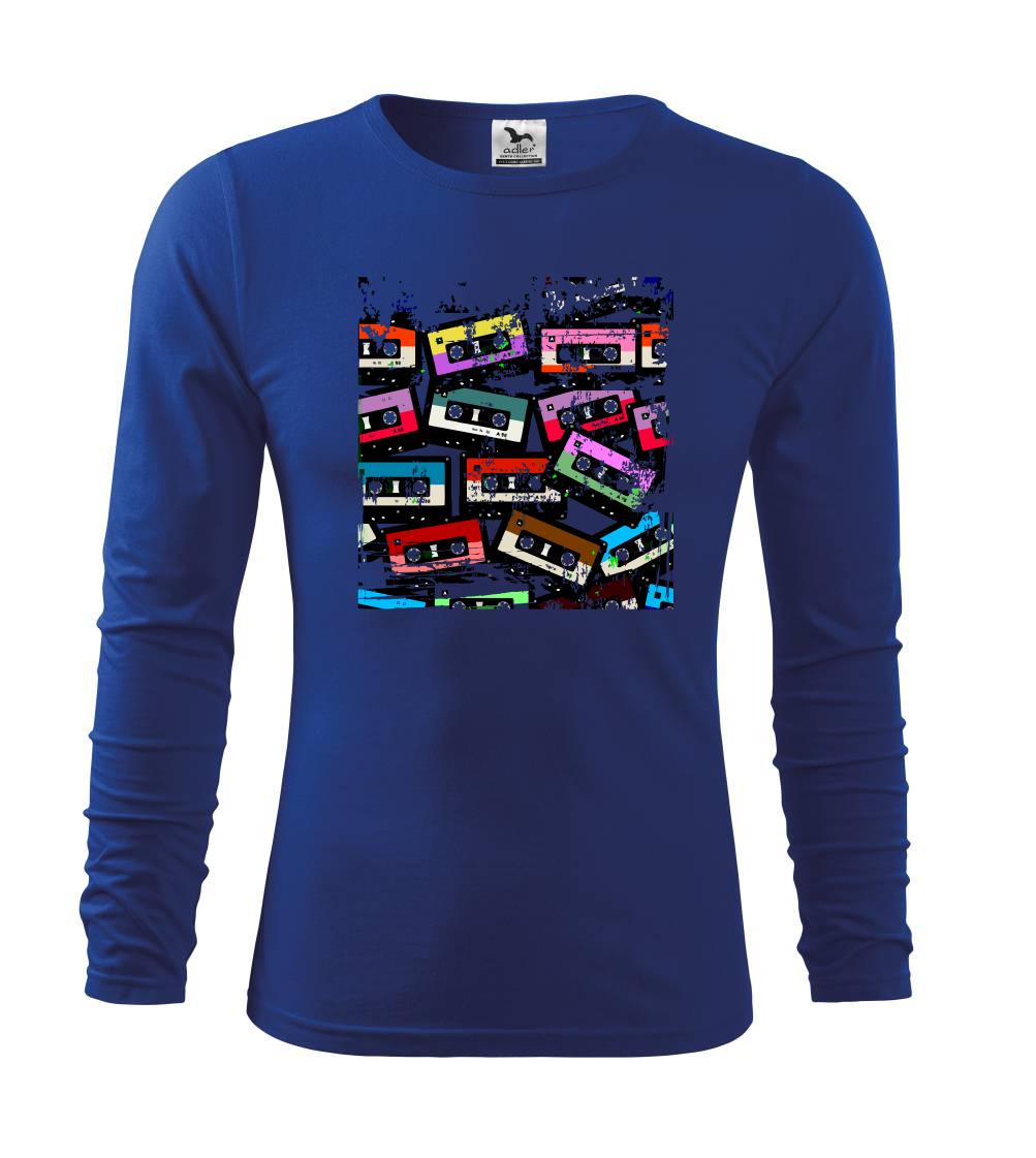 Old school MC kazeta - Tričko detské Long Sleeve