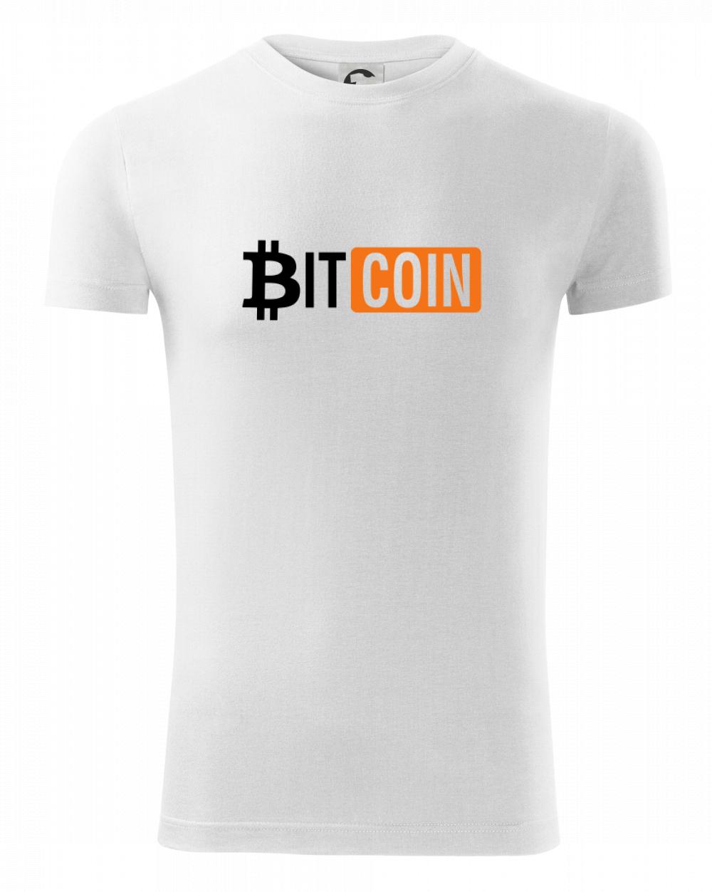 Bitcoin nápis Bitcoin nápis