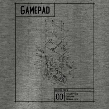 Nákres Gamepad rozobratý