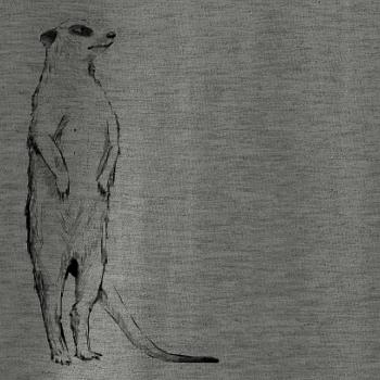 Surikata černá kresba