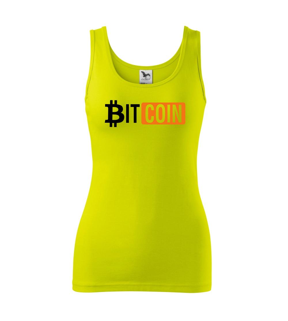 Bitcoin nápis Bitcoin nápis