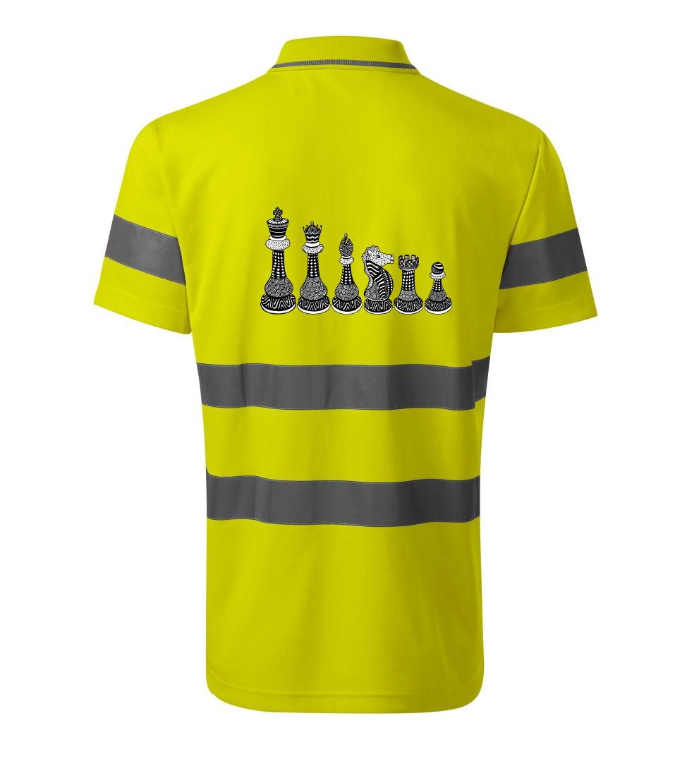 Šachové figúrky v rade - kreslené Šachové figúrky v rade - kreslené