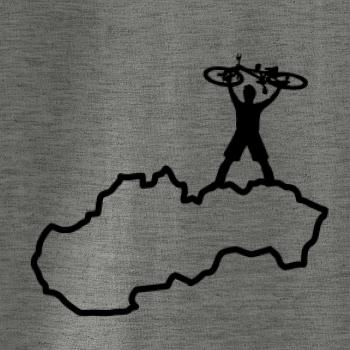 Mapa SK - cyklista na prsiach